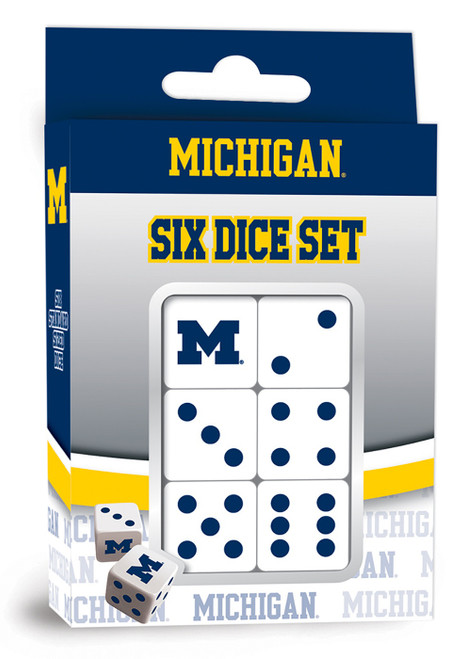 Michigan Wolverines Dice Set