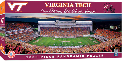 Virginia Tech Hokies 1000 Piece Panoramic Puzzle