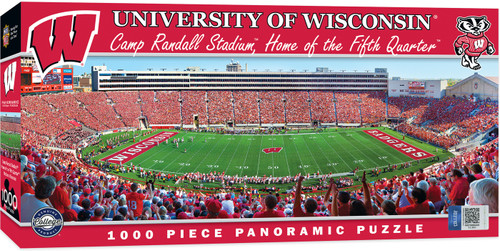 Wisconsin Badgers 1000 Piece Panoramic Puzzle