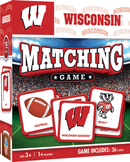 Wisconsin Badgers Matching Game