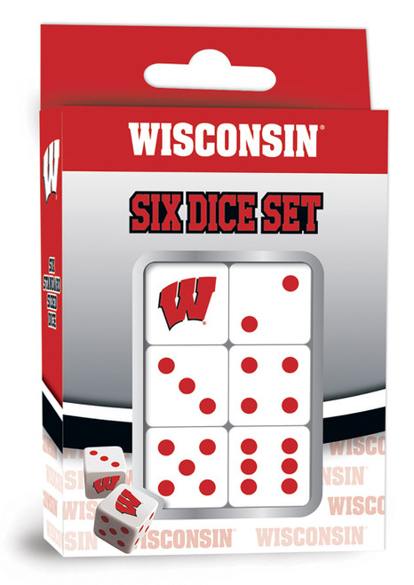 Wisconsin Badgers Dice Set