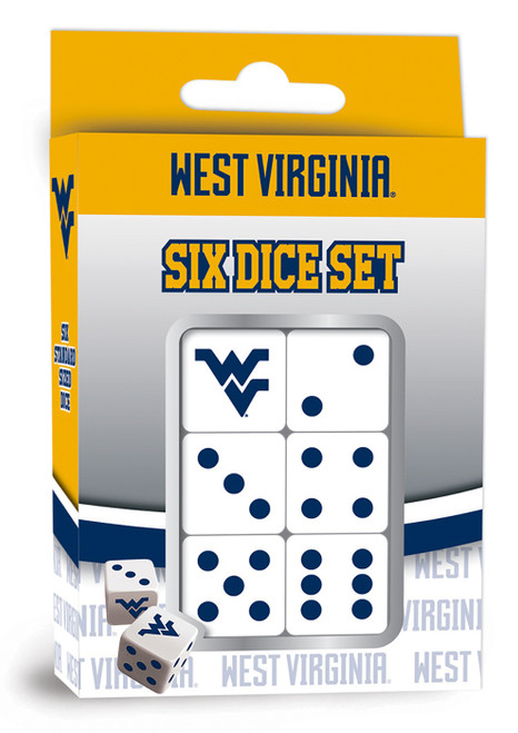 West Virginia Mountaineers Dice Set