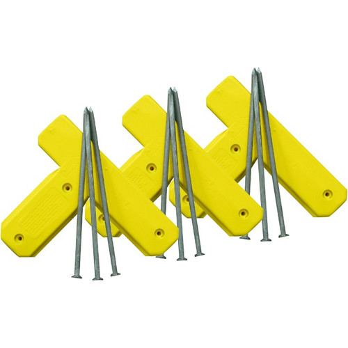 Soft Touch Original Spike Baseball Base Mounting Tee and Spikes - Set of 3