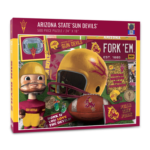 Arizona State Sun Devils Retro Series 500 Piece Puzzle