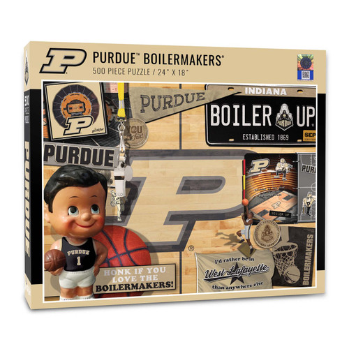 Purdue Boilermakers Retro Series 500 Piece Puzzle