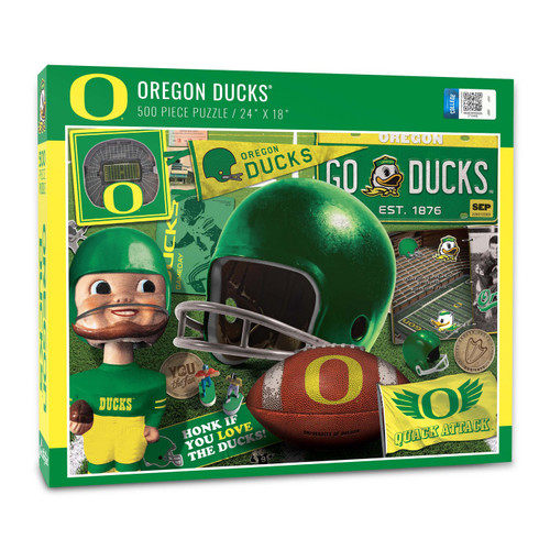 Oregon Ducks Retro Series 500 Piece Puzzle