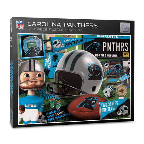 Carolina Panthers Retro Series 500 Piece Puzzle