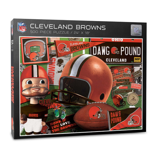 Cleveland Browns Retro Series 500 Piece Puzzle