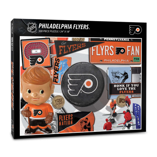 Philadelphia Flyers Retro Series 500 Piece Puzzle