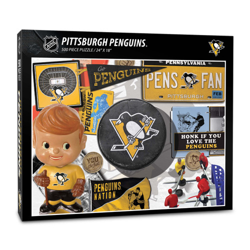 Pittsburgh Penguins Retro Series 500 Piece Puzzle