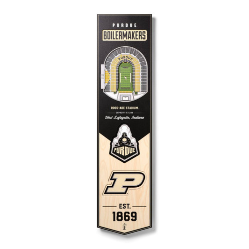 Purdue Boilermakers 8 X 32 Stadium Banner Wall Art