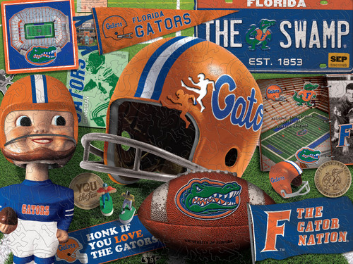 Florida Gators Wooden Retro Series 333 Piece Puzzle