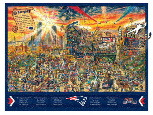 New England Patriots Wooden Joe Journeyman 333 Piece Puzzle