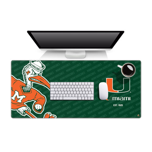 Miami Hurricanes Logo Series Desk Pad