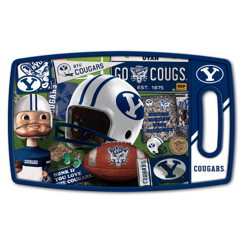 BYU Cougars Retro Series Cutting Board