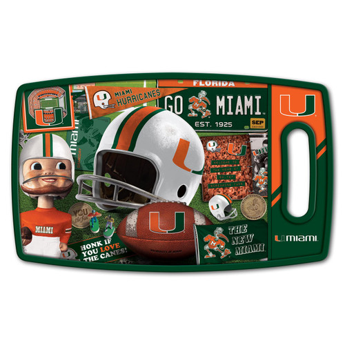 Miami Hurricanes Retro Series Cutting Board
