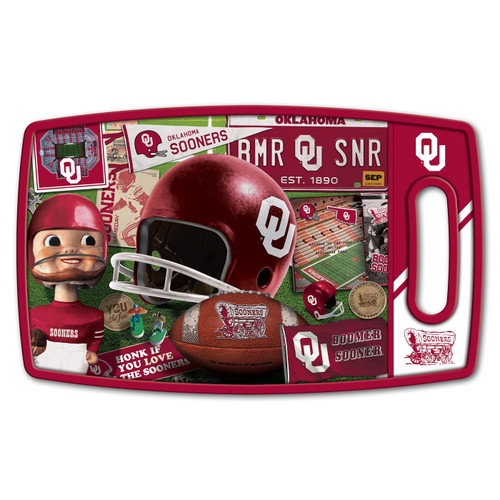 Oklahoma Sooners Retro Series Cutting Board