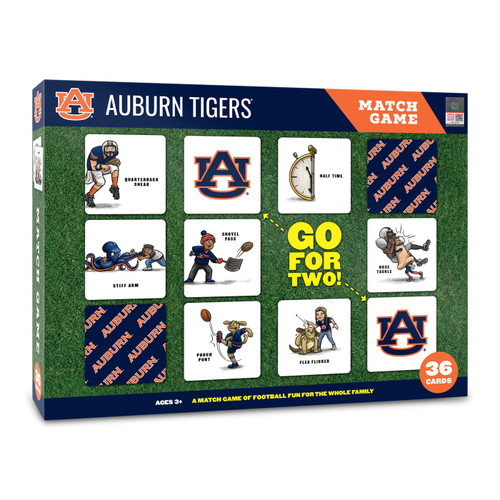 Auburn Tigers Memory Match Game