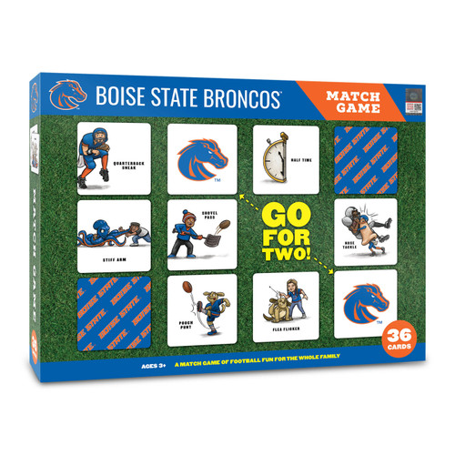 Boise State Broncos Memory Match Game