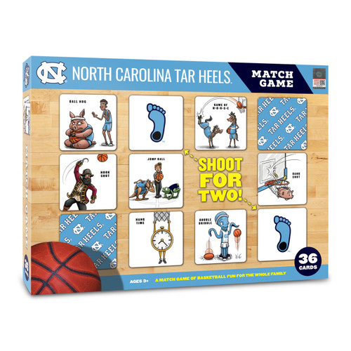 North Carolina Tar Heels Memory Match Game