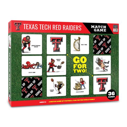 Texas Tech Red Raiders Memory Match Game