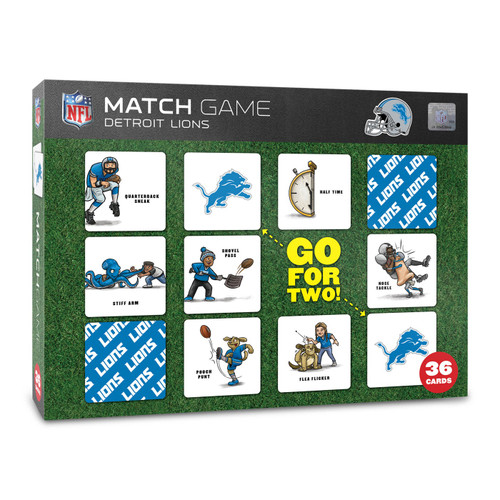 Detroit Lions Memory Match Game