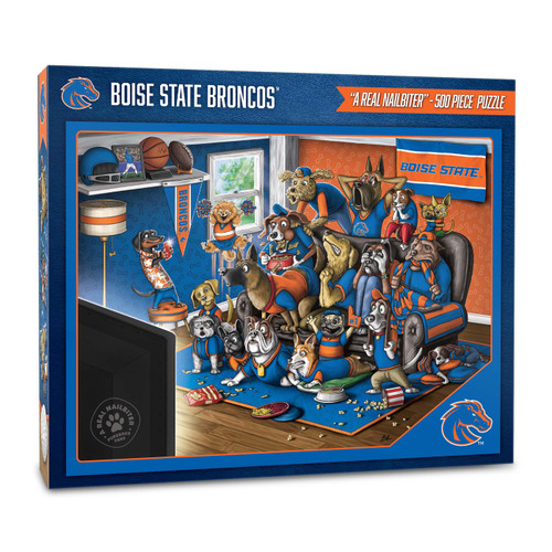 Boise State Broncos Purebred Fans "A Real Nailbiter" 500 Piece Puzzle