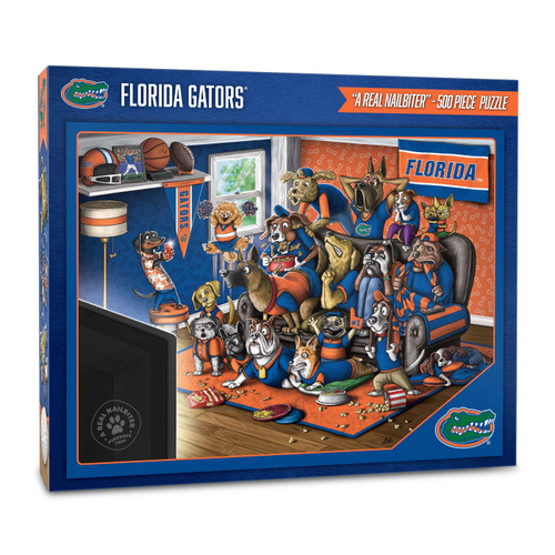 Florida Gators Purebred Fans "A Real Nailbiter" 500 Piece Puzzle