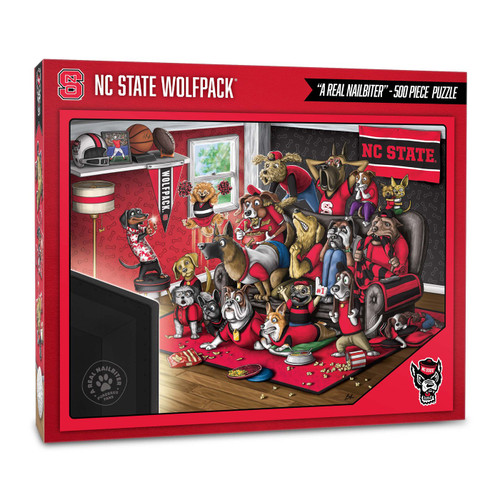 North Carolina State Wolfpack Purebred Fans "A Real Nailbiter" 500 Piece Puzzle