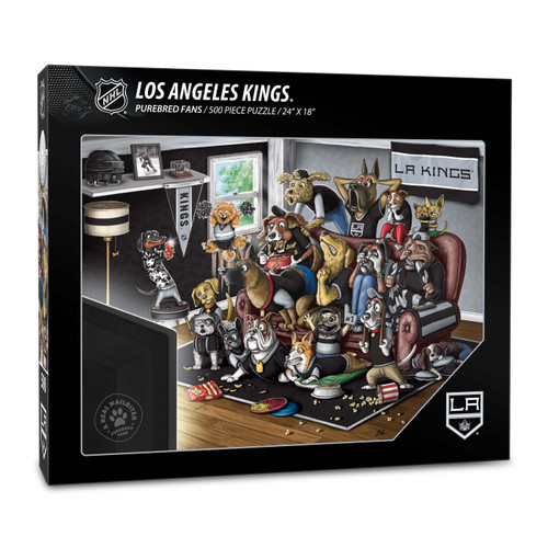 Los Angeles Kings Purebred Fans "A Real Nailbiter" 500 Piece Puzzle