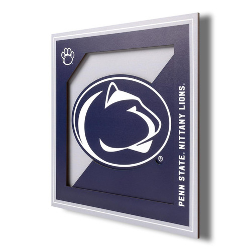 Penn State Nittany Lions 12" x 12" 3D Logo Series Wall Art
