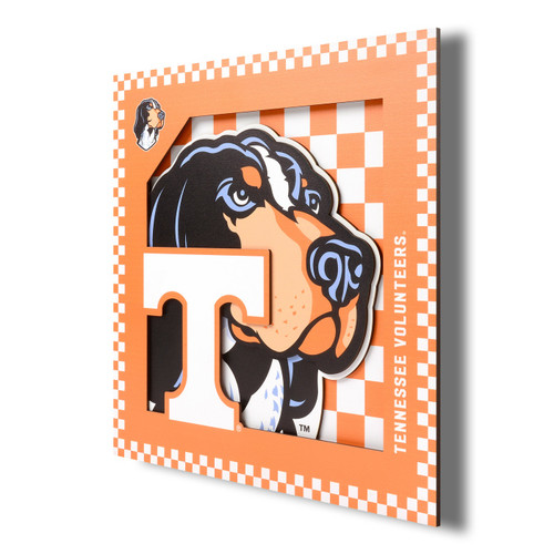 Tennessee Volunteers 12" x 12" 3D Logo Series Wall Art