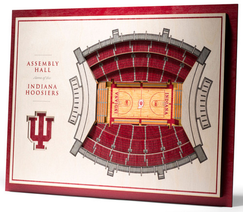 Indiana Hoosiers 5-Layer StadiumViews 3D Wall Art