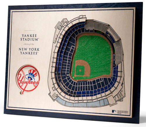New York Yankees 25-Layer StadiumViews 3D Wall Art - Sports Unlimited