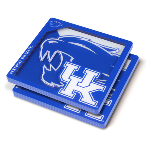 Kentucky Wildcats 3D Logo Series Coasters Set