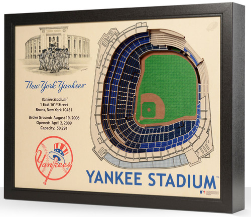 New York Yankees 5 Layer 17 x 13 StadiumViews 3D Wall Art