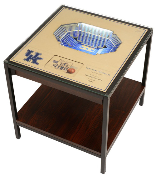 Kentucky Wildcats 25-Layer StadiumViews Lighted End Table
