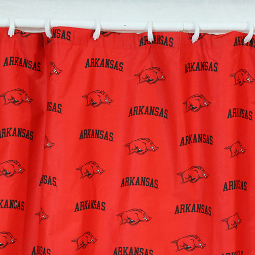 Arkansas Razorbacks Shower Curtain