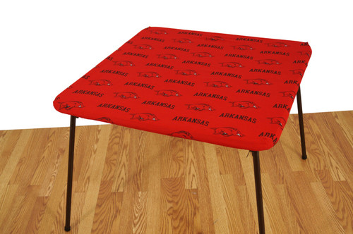 Arkansas Razorbacks College Covers Card Table Cover