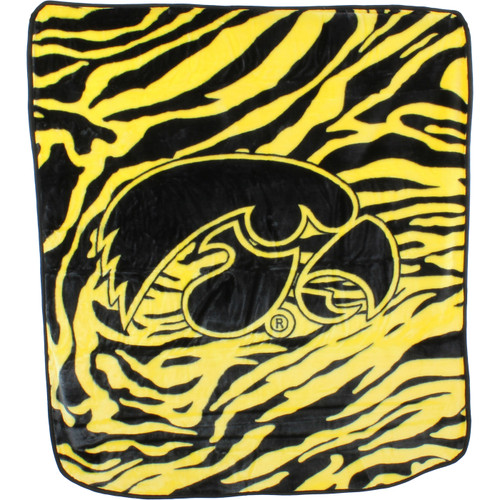 Iowa Hawkeyes Raschel Throw Blanket