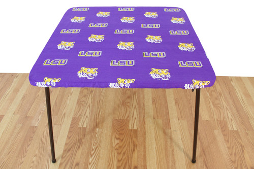 Lsu Tigers College Covers Card Table Cover