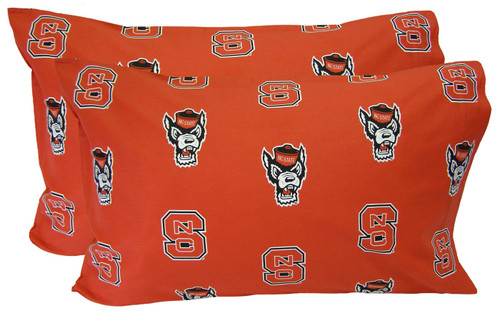 North Carolina State Wolfpack Printed Pillowcase Set