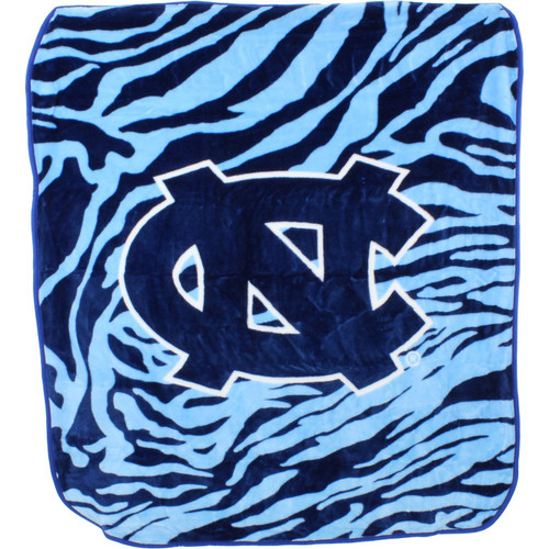 North Carolina Tar Heels Raschel Throw Blanket