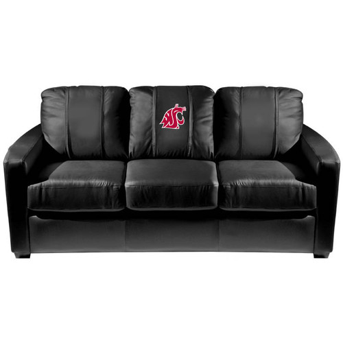 Washington State Cougars XZipit Silver Sofa
