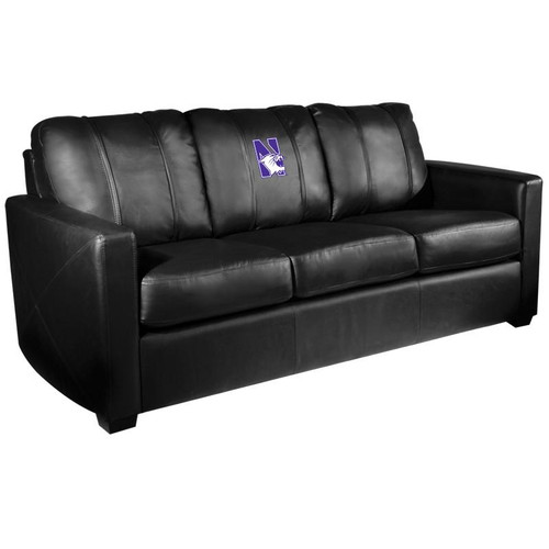 Northwestern Wildcats XZipit Silver Sofa