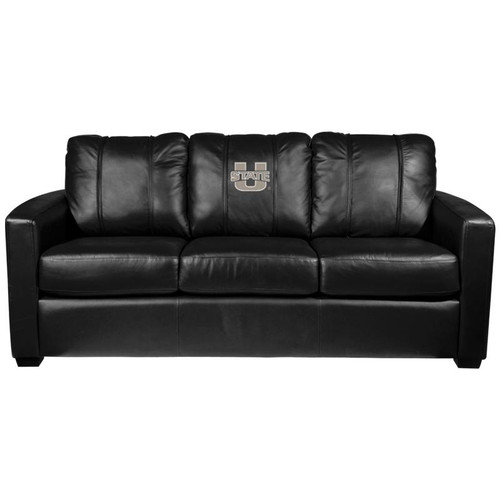 Utah State Aggies XZipit Silver Sofa