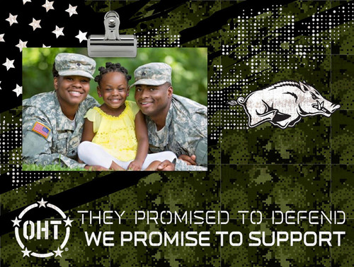 Arkansas Razorbacks OHT Clip Frame