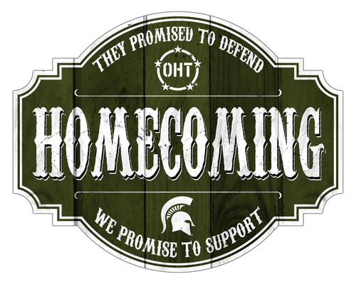 Michigan State Spartans OHT Homecoming 24" Tavern Sign