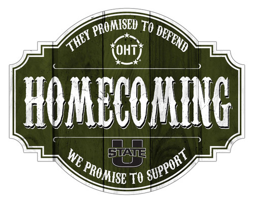 Utah State Aggies OHT Homecoming 24" Tavern Sign