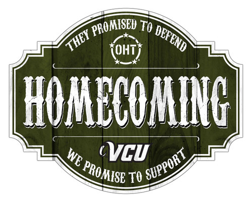 Virginia Commonwealth Rams OHT Homecoming 12" Tavern Sign
